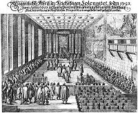 Erffnung des Reichstages in Regensburg 1653